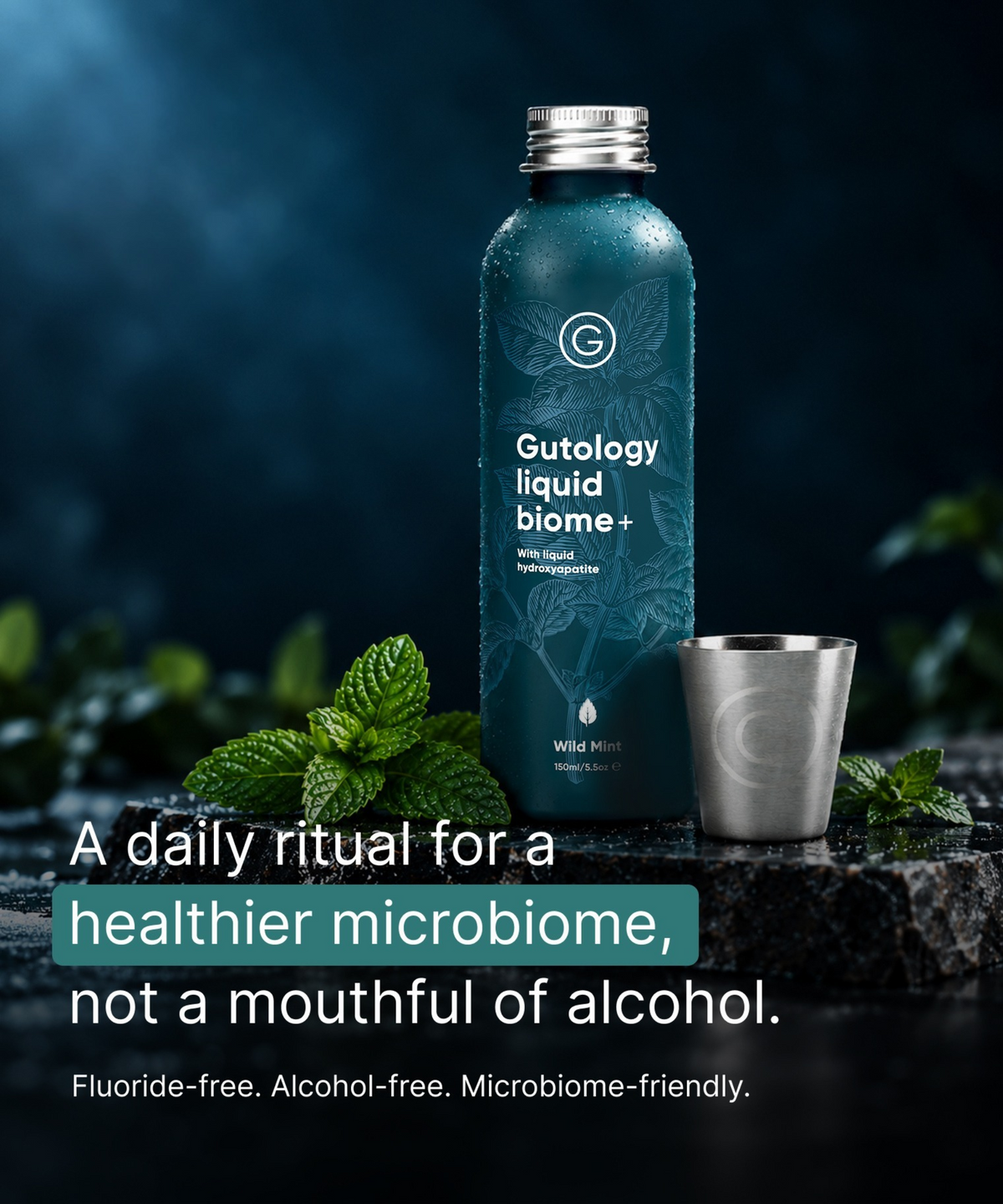 Concentrated Microbiome-Friendly Hydroxyapatite Mouthwash